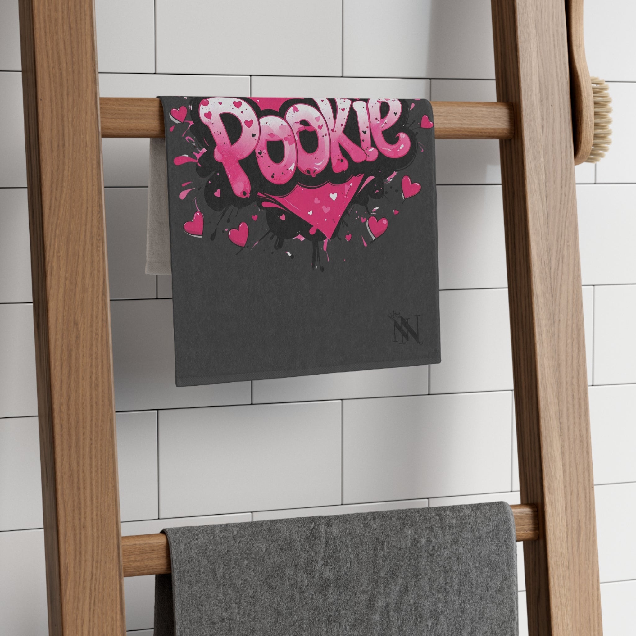 Pookie Dark Grey | Mix & Match Soft Fun-Flirty Lovers’ Towels