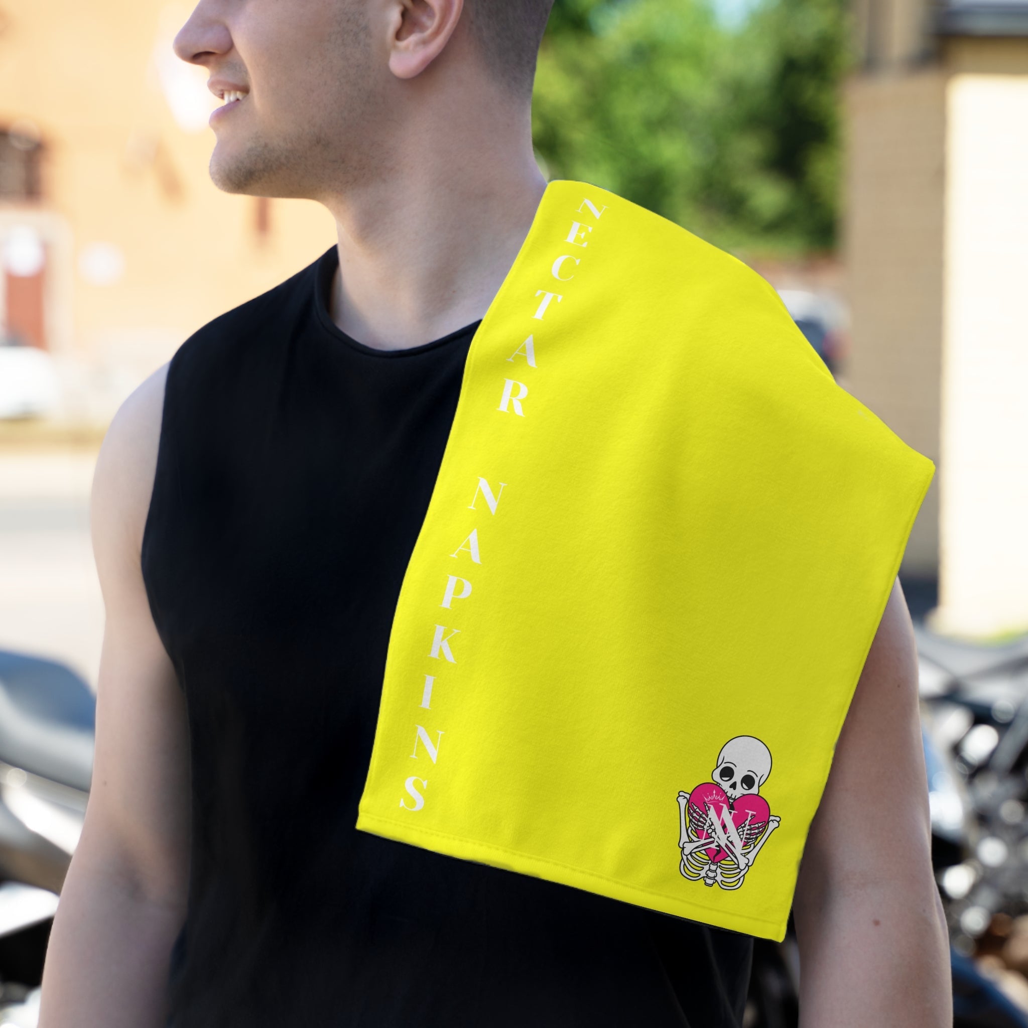Nectar Napkins Brand Neon Yellow Sex Towel