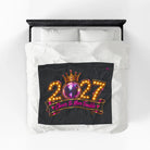 Cheers to More Trouble New Years Lovers’ Blanket