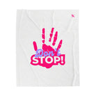 Don’t Stop! Handprint | Mix & Match Fun-Flirty Lovers’ Blankets