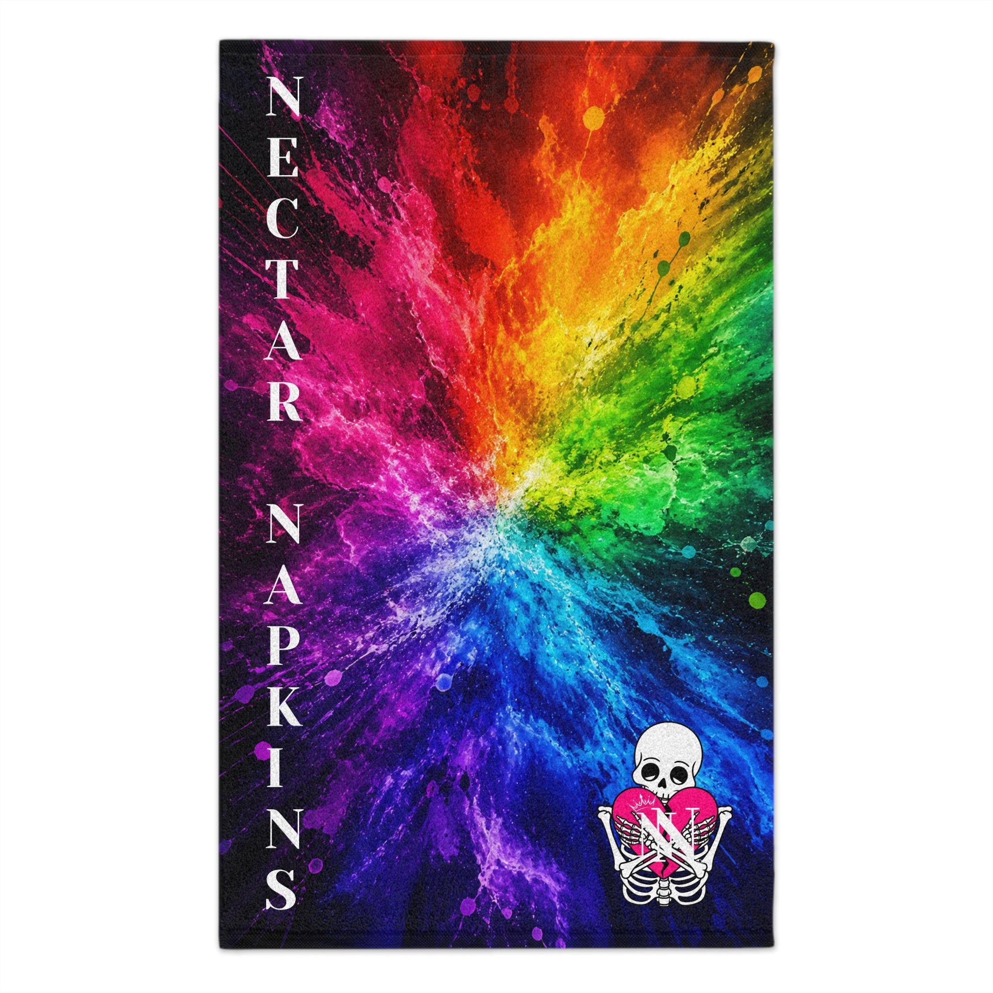 Nectar Napkins Brand Rainbow | Nectar Napkins Fun-Flirty Lovers’ Towels