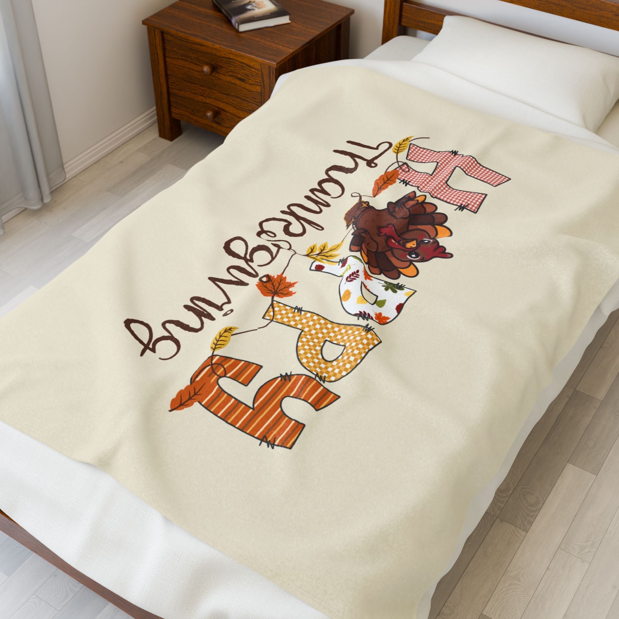 Cute Happy Thanksgiving | Mix & Match Velveteen Fun-Flirty Lovers’ Blankets