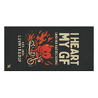 I Heart My GF | Mix & Match XL Fun-Flirty Lovers’ Towels