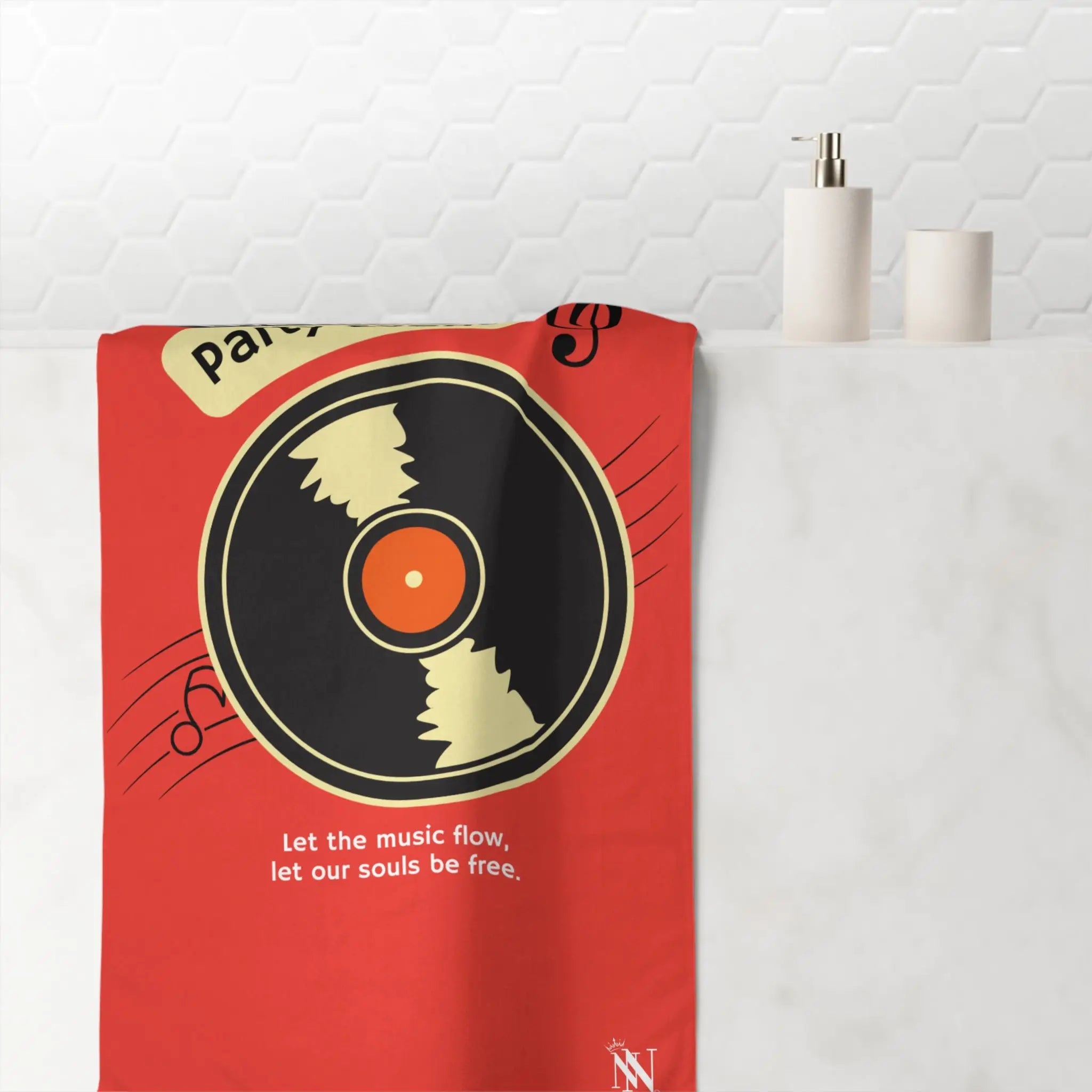 Let the Music Flow Extra Large Sex Towel