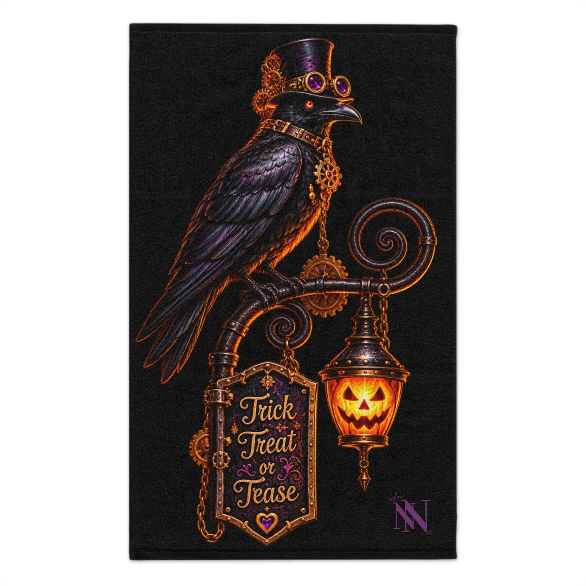 Trick Treat or Tease Crow Sex Towel