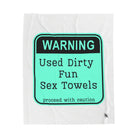 Warning: Used Dirty Sex Towels | Mix & Match Fun-Flirty Lovers’ Blankets