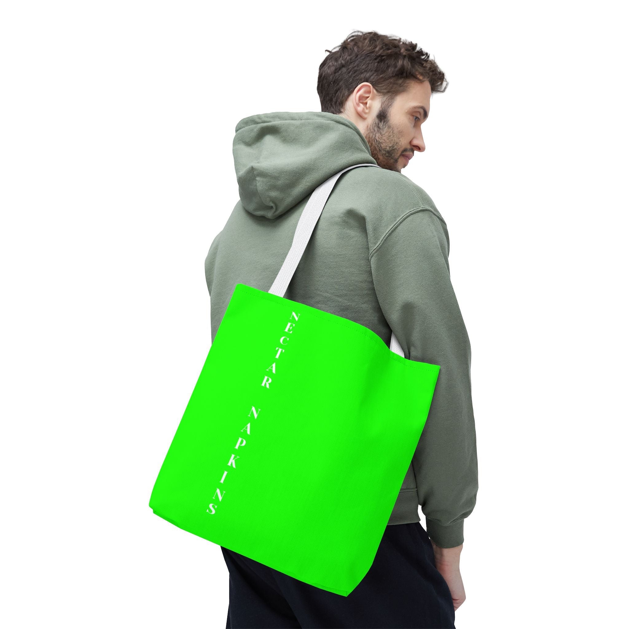 Nectar Napkins Brand Neon Green Tote Bag