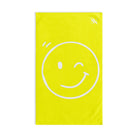 Wink Emoji Neon Yellow Cum Towel