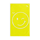 Wink Emoji Neon Yellow | Mix & Match Classic Fun-Flirty Lovers’ Towels