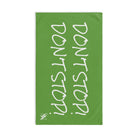 Don’t Stop! Don’t Stop Lime Green | Mix & Match Classic Fun-Flirty Lovers’ Towels