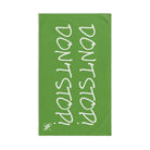 Don’t Stop! Don’t Stop Lime Green | Mix & Match Classic Fun-Flirty Lovers’ Towels