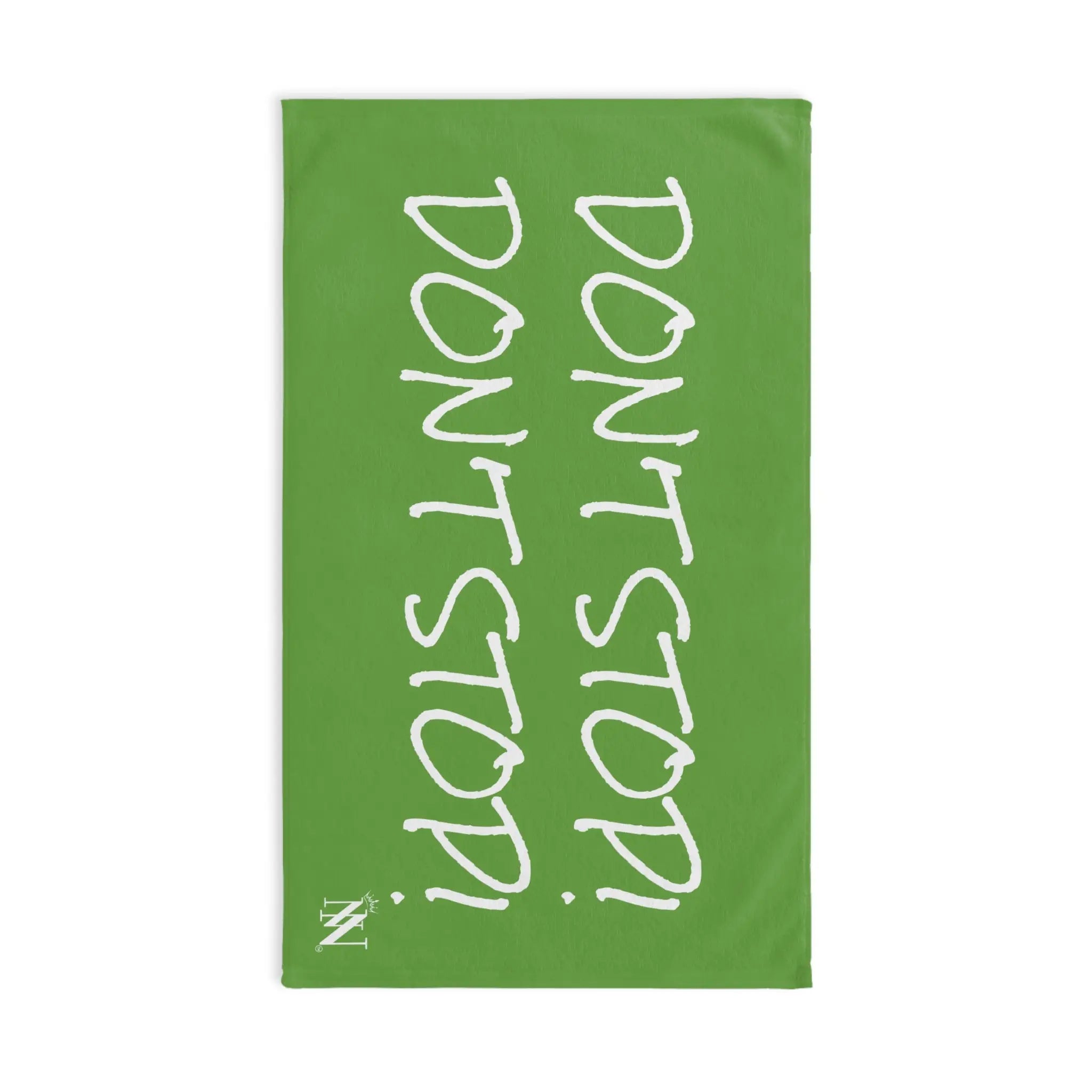 Don’t Stop! Don’t Stop Lime Green | Mix & Match Classic Fun-Flirty Lovers’ Towels