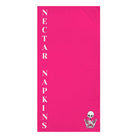 Nectar Napkins Brand Signature Pink | Nectar Napkins XL Fun-Flirty Lovers’ Towels