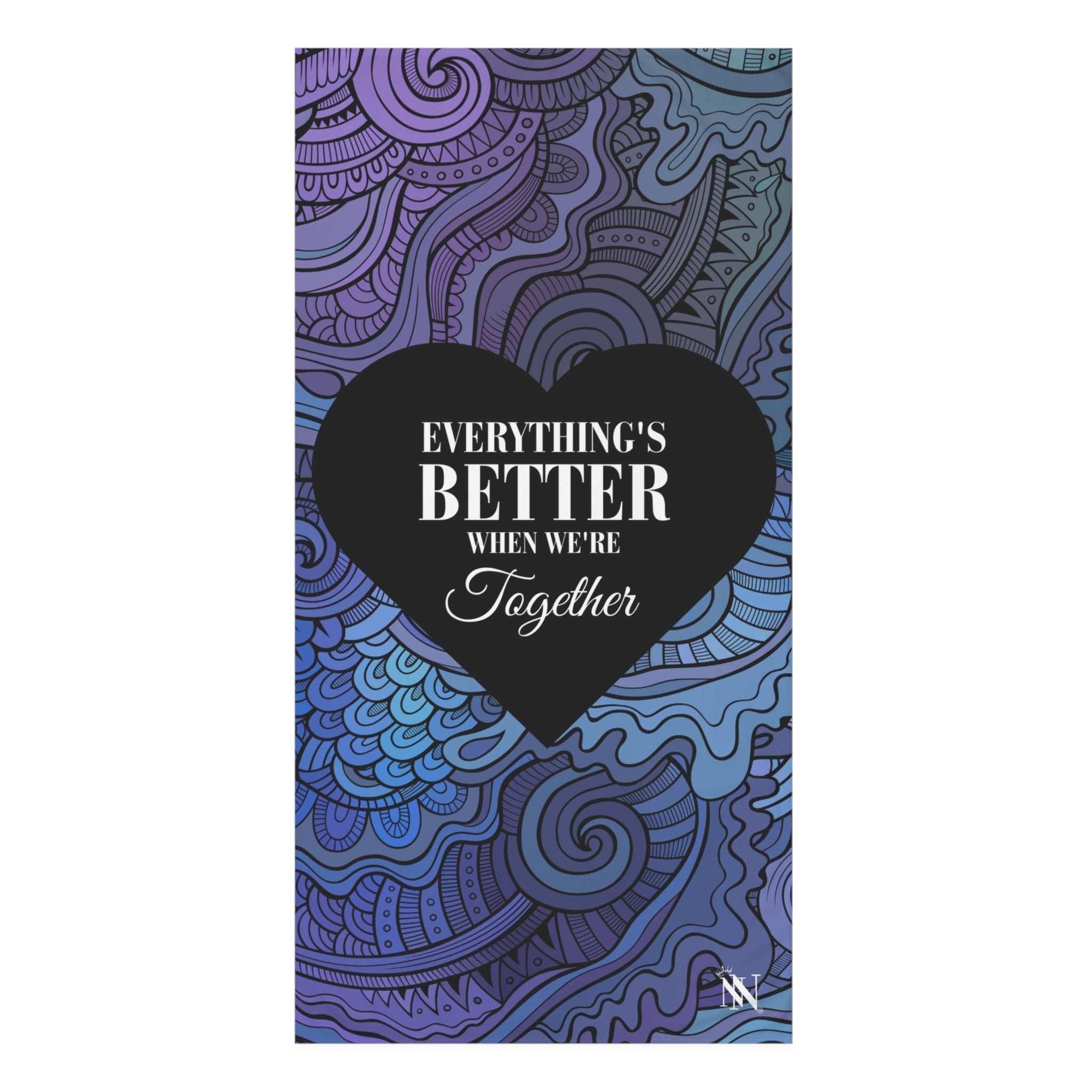Everything’s Better Together | Mix & Match XL Fun-Flirty Lovers’ Towels