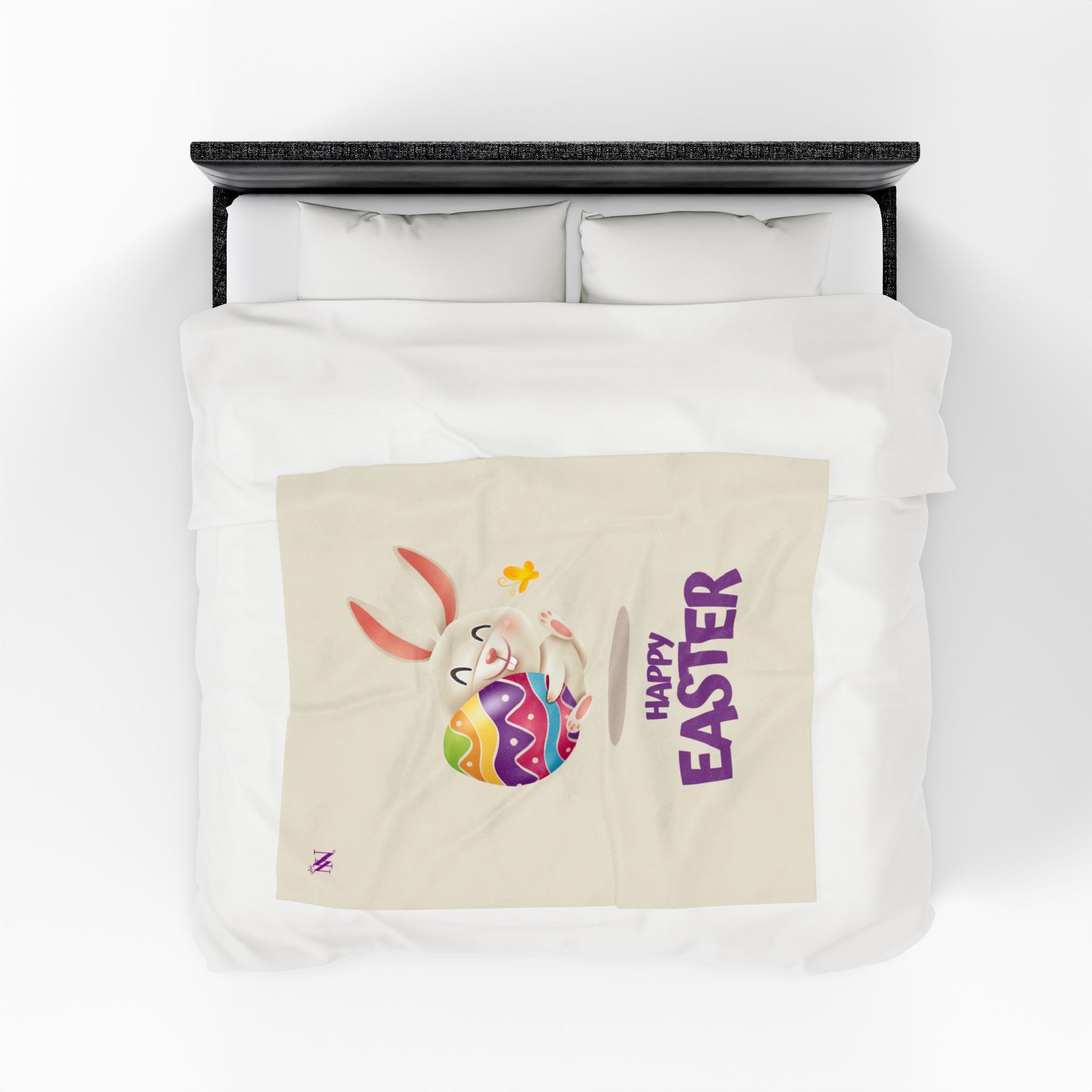 Happy Easter Bunny | Mix & Match Velveteen Fun-Flirty Lovers’ Blankets