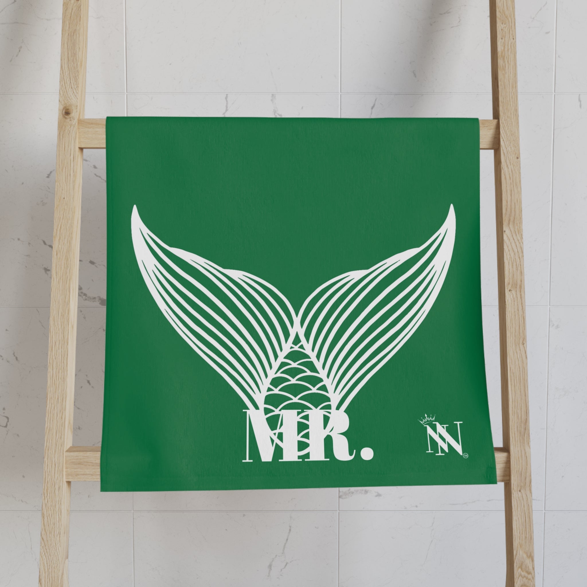 Mr. Mr. Mermaid Shareable Sides Green Cum Towel