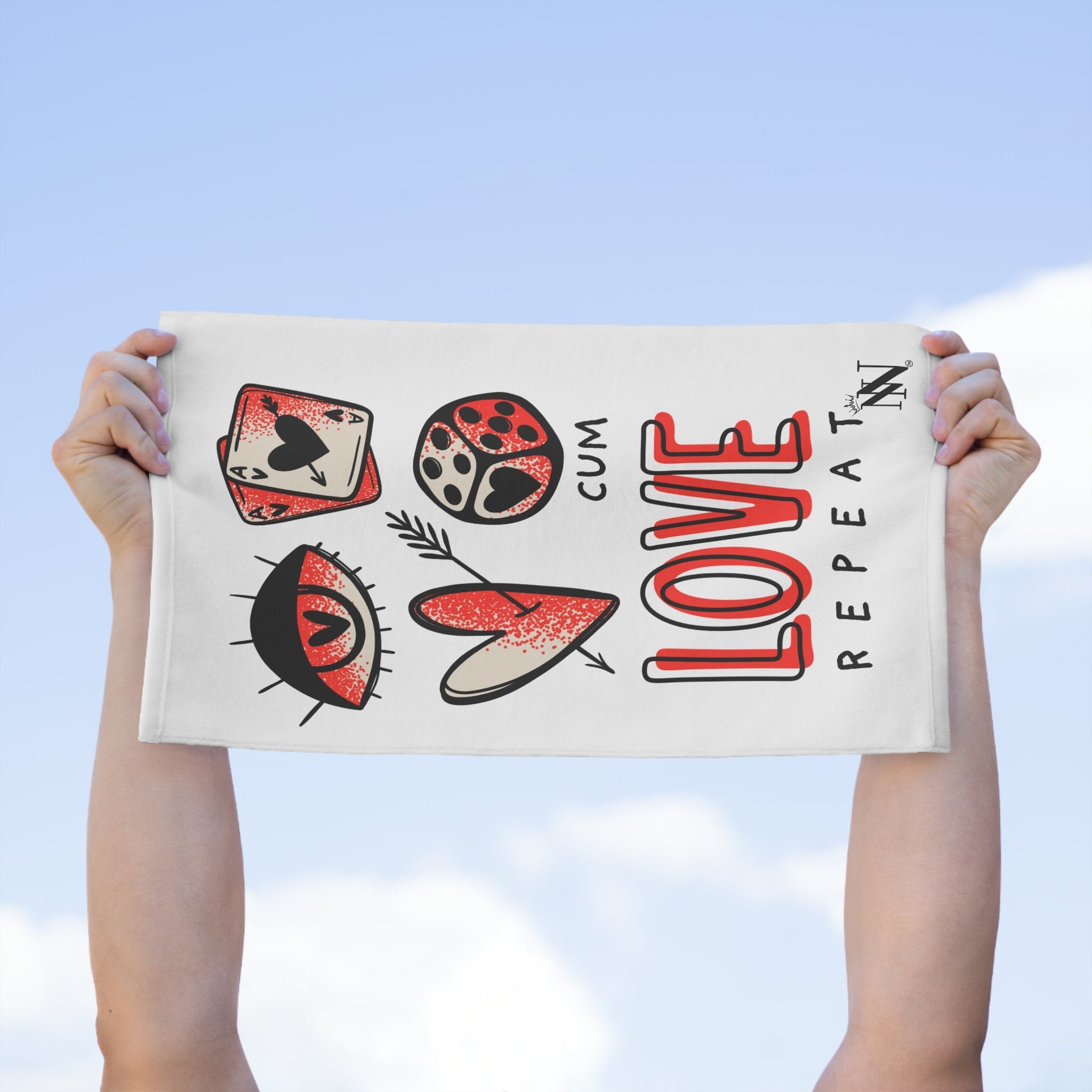 Cum Love Repeat Sex Towel