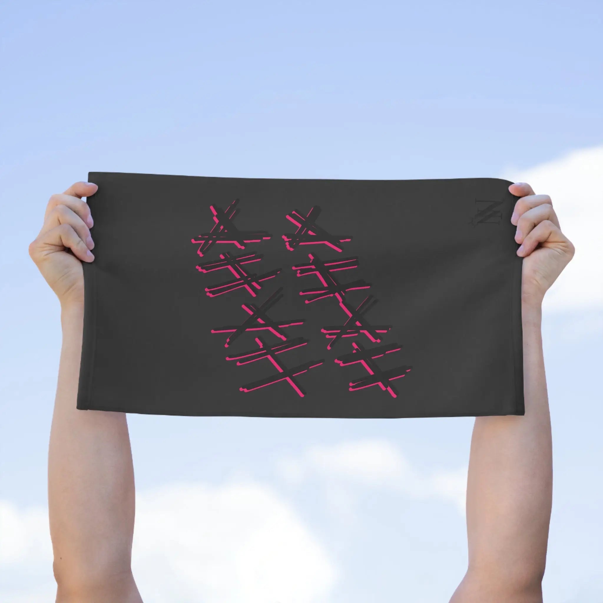 Ha-Ha Ha-Ha Dark Grey | Mix & Match Soft Fun-Flirty Lovers’ Towels
