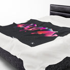 Dripping Cum Black | Mix & Match Velveteen Fun-Flirty Lovers’ Blankets