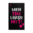 When True Lovers Meet | Nectar Napkins Classic Fun-Flirty Lovers’ Towels