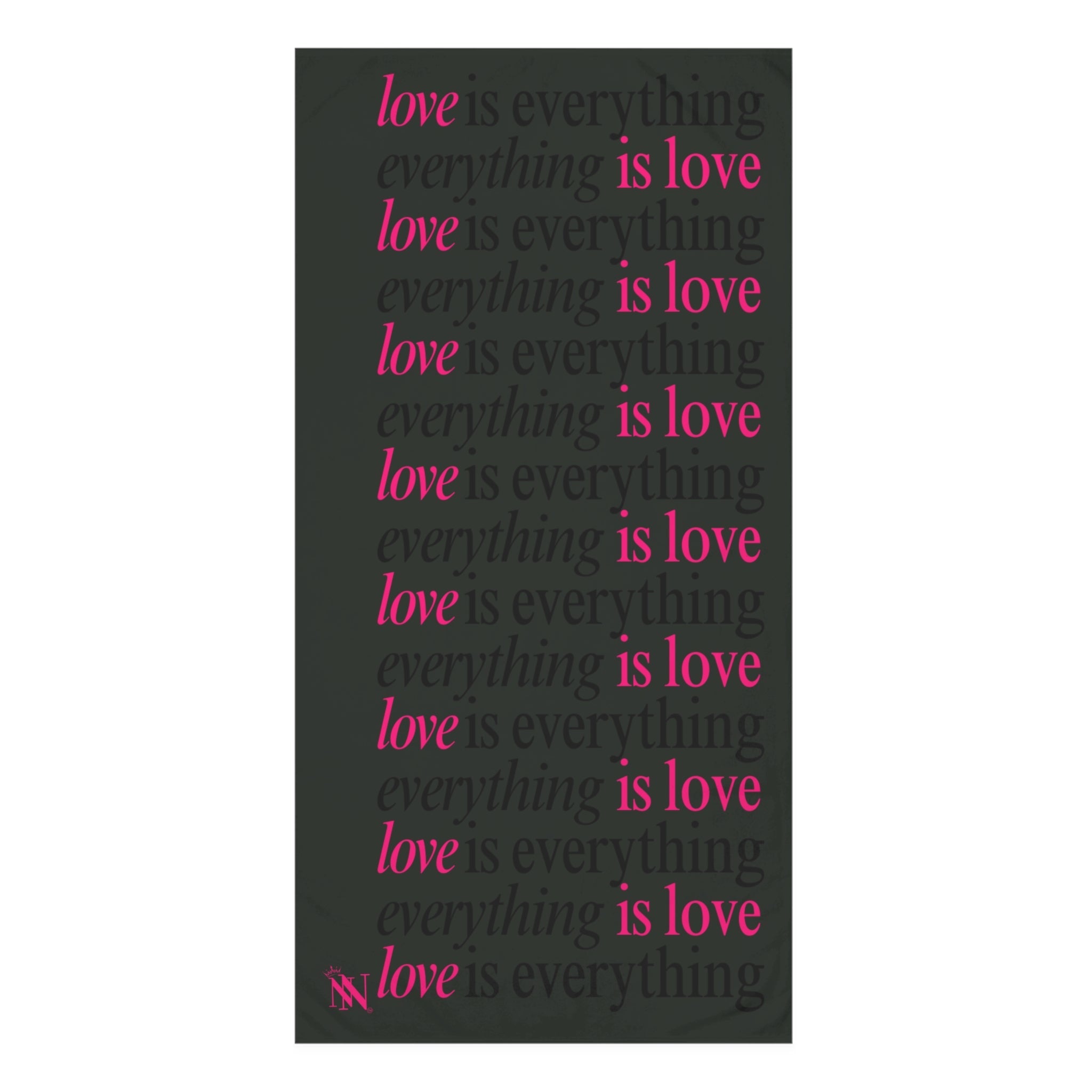 Everything is Love | Mix & Match XL Fun-Flirty Lovers’ Towels
