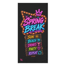Spring Break Neon Sign XL Sex Towel