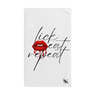 Lick Eat Repeat | Mix & Match Classic Fun-Flirty Lovers’ Towels
