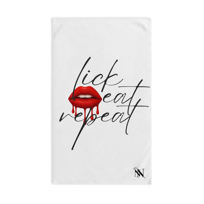 Lick Eat Repeat | Mix & Match Classic Fun-Flirty Lovers’ Towels