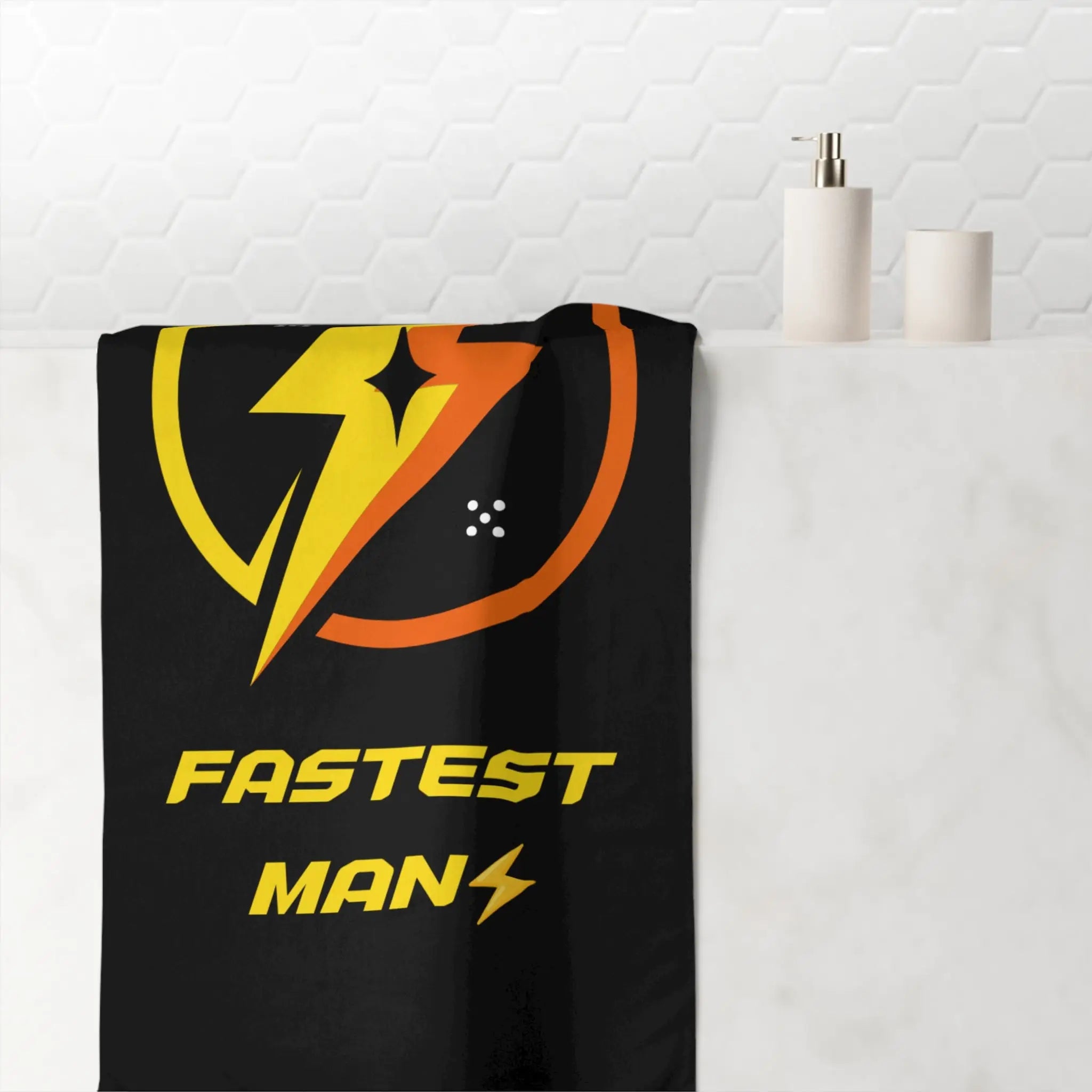 Fastest Man Lightning Bolt Anal Sex Towel