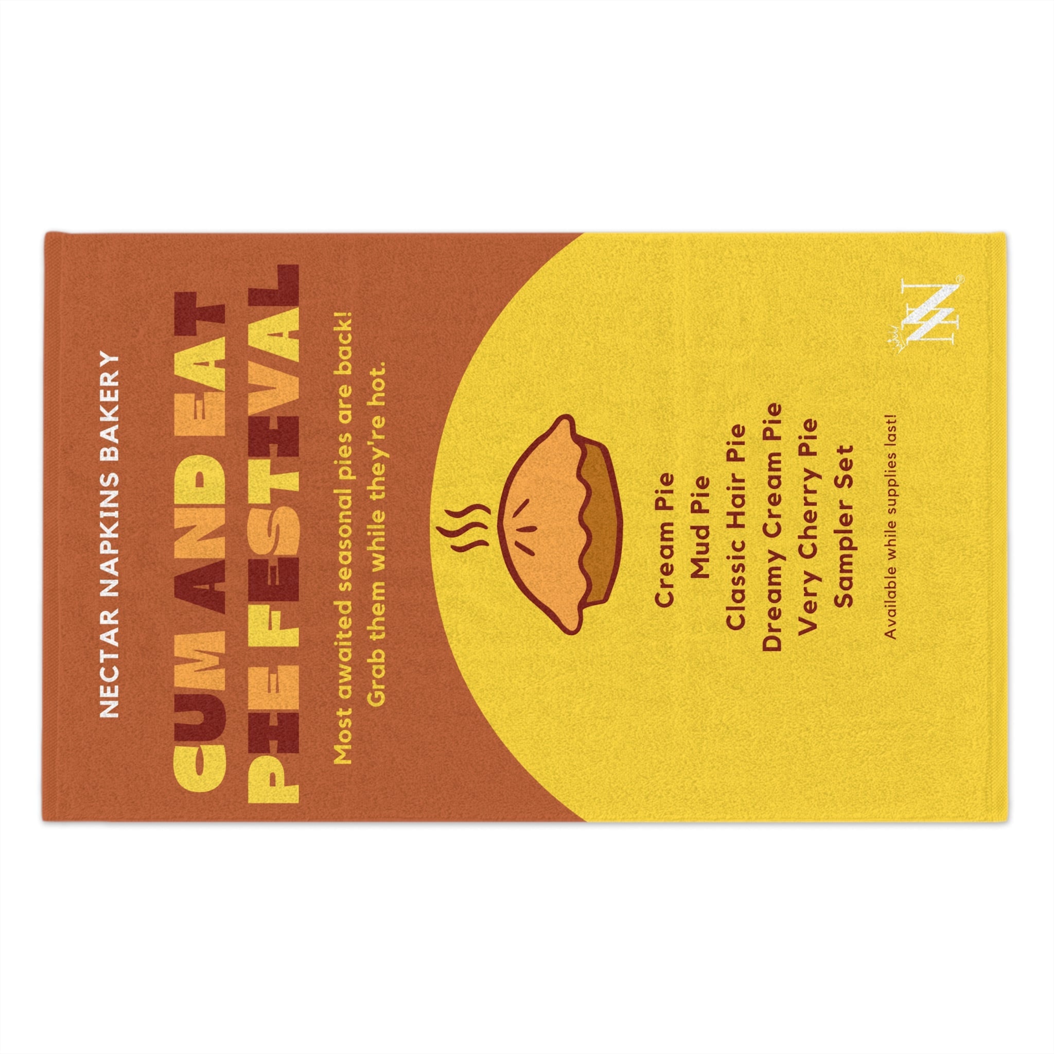 Cum Eat Pie Festival | Mix & Match Soft Fun-Flirty Lovers’ Towels