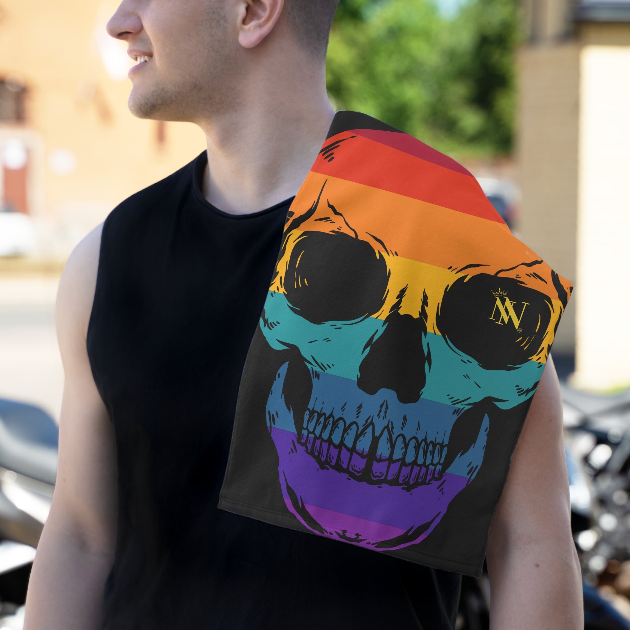 Colorful Skull | Mix & Match Soft Fun-Flirty Lovers’ Towels