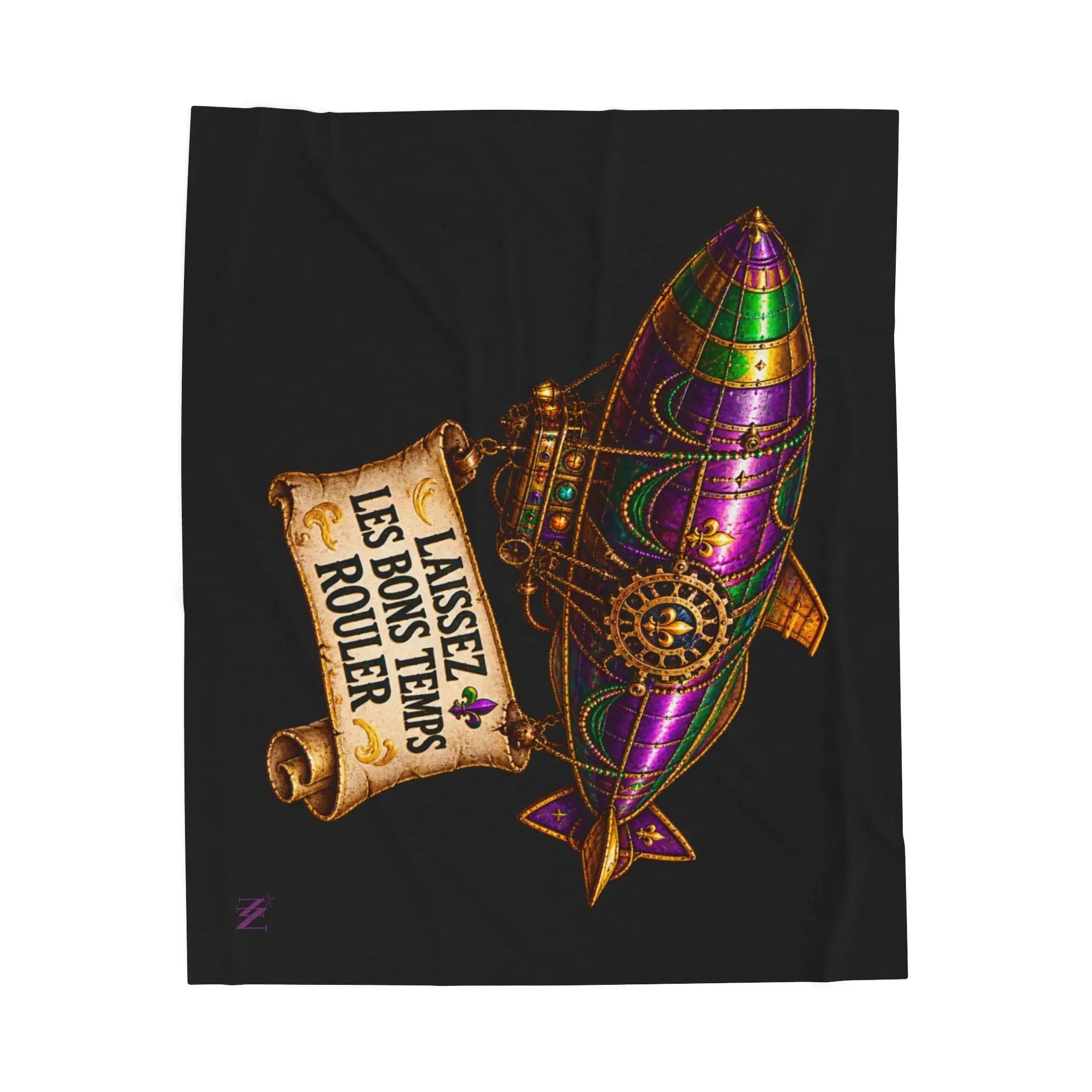 Laissez Les Bons Temps Rouler Blimp Lovers’ Blanket