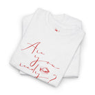 Are You Ready? Kiss Mark | Mix & Match Cotton Unisex Fun-Flirty Lovers’ T-Shirts