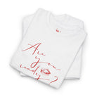 Are You Ready? Kiss Mark | Mix & Match Cotton Unisex Fun-Flirty Lovers’ T-Shirts
