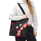 Furry Hand Cuffs & Roses Photograph | Mix & Match Fun-Flirty Lovers’ Totes