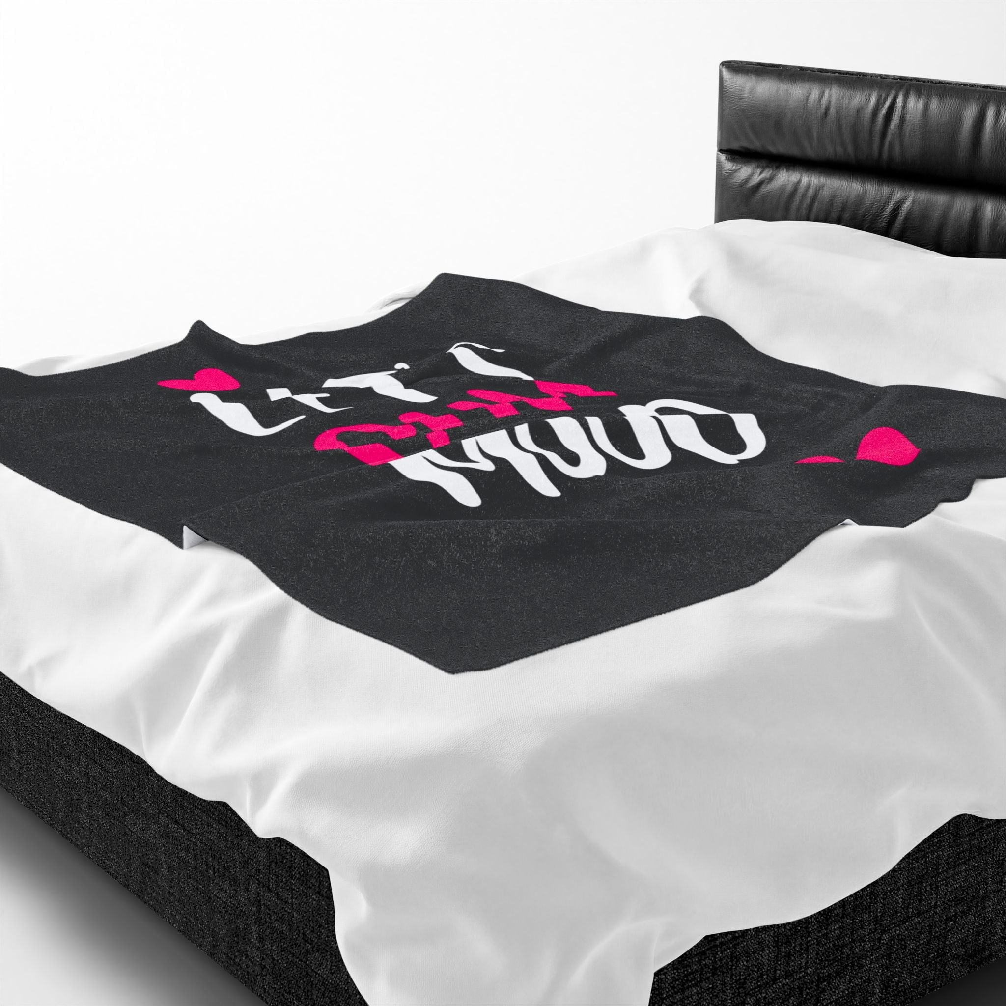 Let’s Cum Mood Hearts Romantic Sex Gifts Blanket