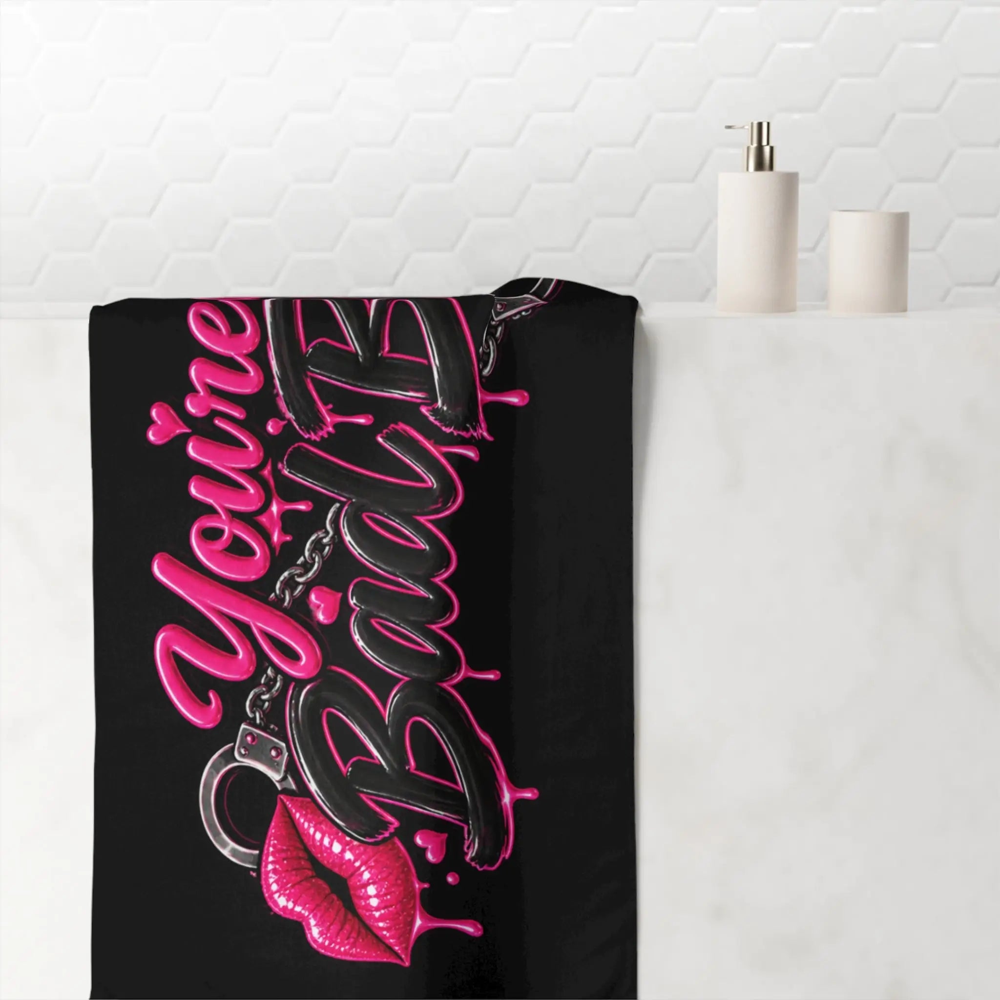 You’re a Bad Boy Sexy | Nectar Napkins XL Fun-Flirty Lovers’ Towels