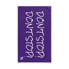Don’t Stop! Don’t Stop Purple | Mix & Match Classic Fun-Flirty Lovers’ Towels