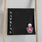 Nectar Napkins Brand Black | Mix & Match Classic Fun-Flirty Lovers’ Towels