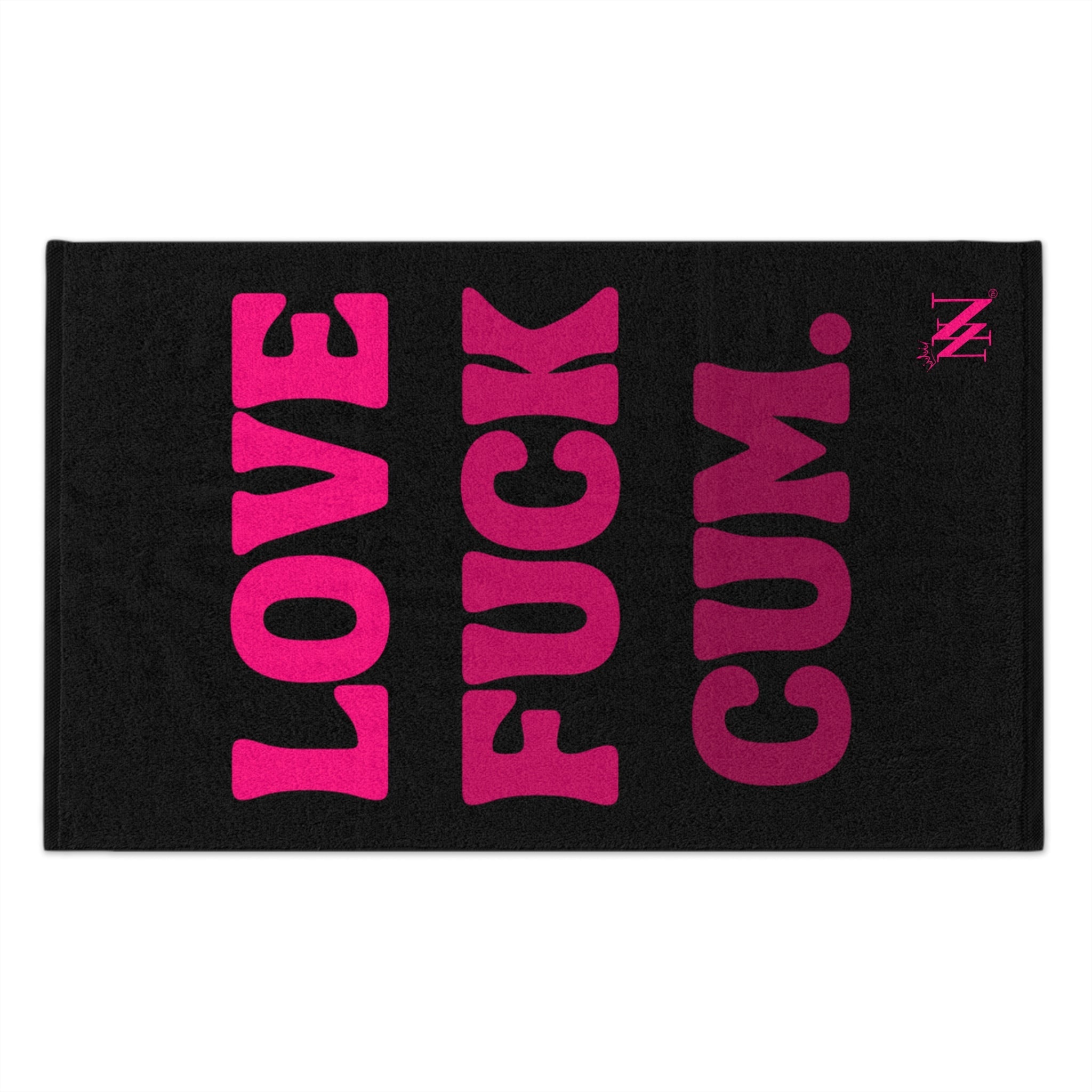 Love Fuck Cum. Nectar Napkins Sex Towel