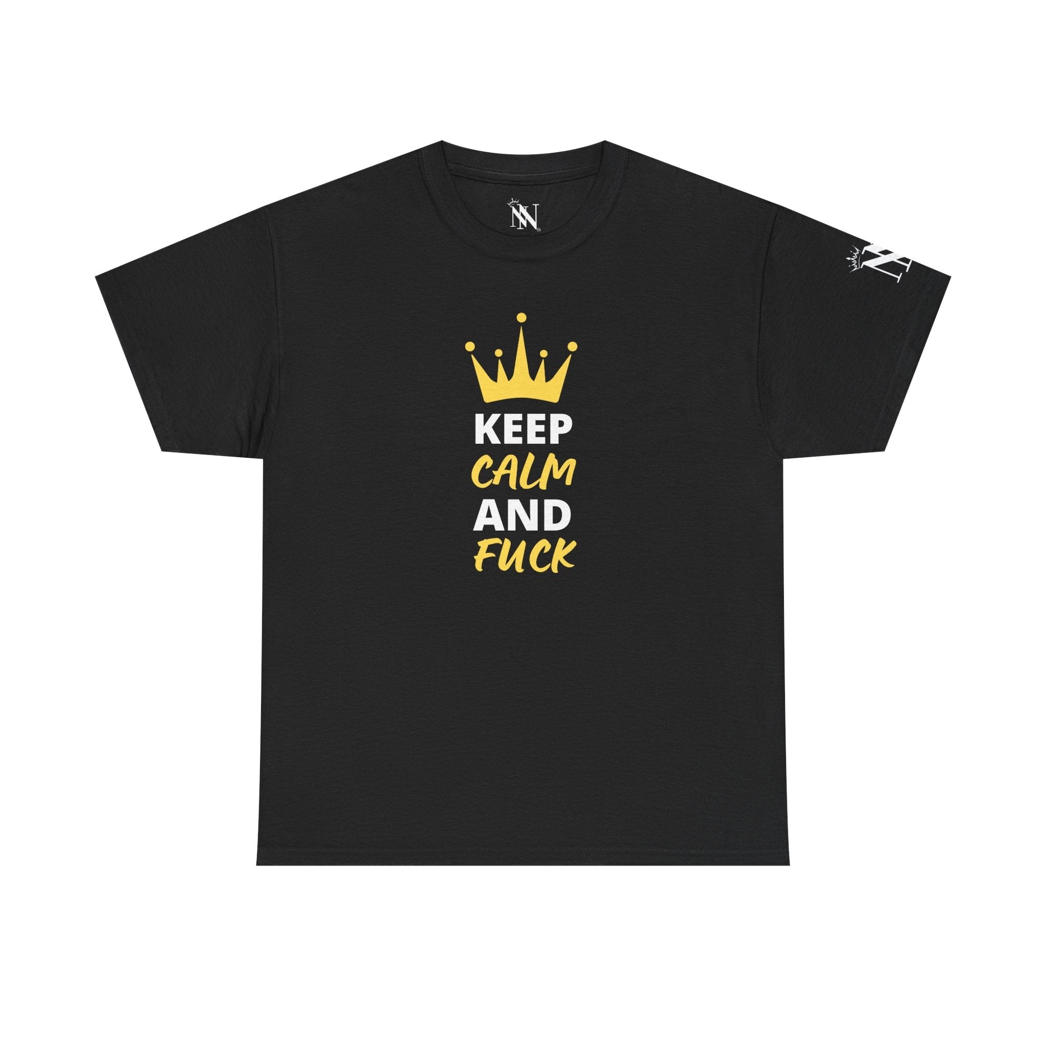 Keep Calm & Fuck Queen King | Mix & Match Cotton Unisex Fun-Flirty Lovers’ T-Shirts
