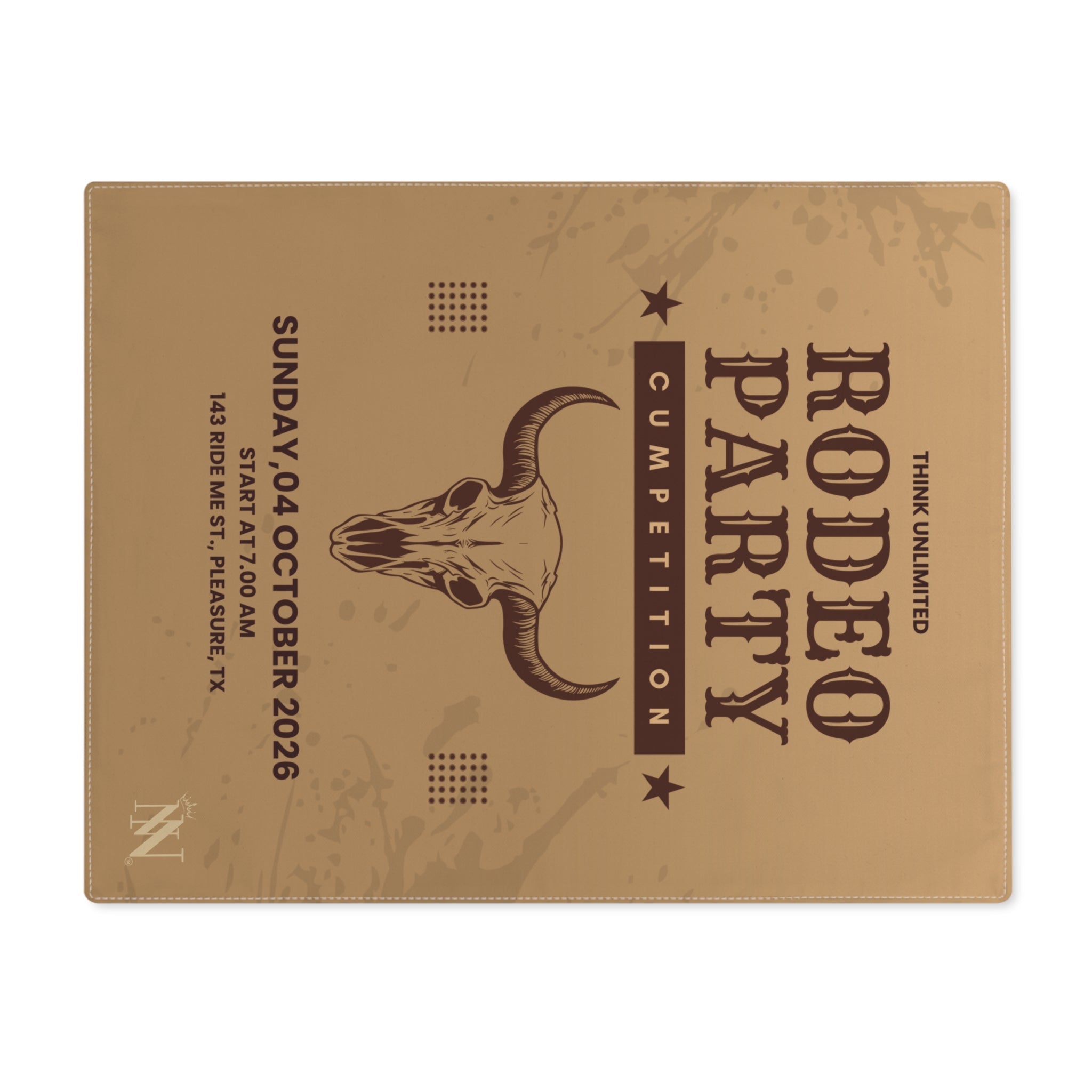 Rodeo Party Cumpetition Washable 100% Cotton Lovers’ Fun Adult Sex Toys Gifts Mat