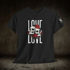 Roses Skulls & Love | Mix & Match Cotton Unisex Fun-Flirty Lovers’ T-Shirts