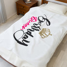 Gold Crown Birthday Queen | Mix & Match Velveteen Fun-Flirty Lovers’ Blankets