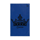 Large Crown Queen Blue | Mix & Match Classic Fun-Flirty Lovers’ Towels