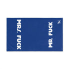 Mr. Mrs. Fuck Shareable Sides Blue | Mix & Match Classic Fun-Flirty Lovers’ Towels