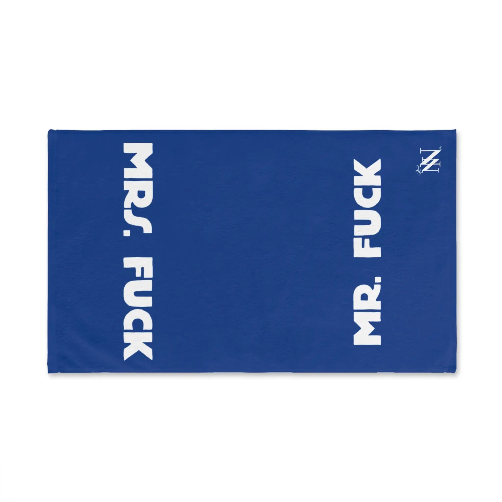 Mr. Mrs. Fuck Shareable Sides Blue Cum Towel