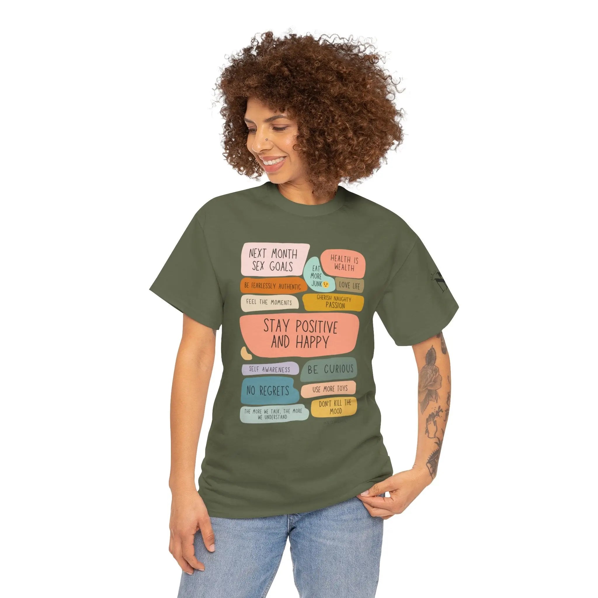 Sex Goals | Mix & Match 100% Cotton Unisex Fun-Flirty Lovers’ Tees