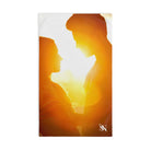 Sunset Couple Silhouette | Nectar Napkins Classic Fun-Flirty Lovers’ Towels