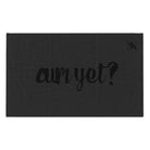 Cum Yet? Dark Grey | Mix & Match Soft Fun-Flirty Lovers’ Towels